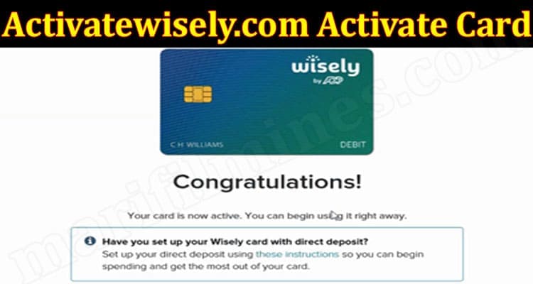 Activatewisely.com Activate Card (June) Read Details!