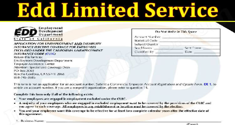 Edd Limited Service (June 2021) Know The Details Here!