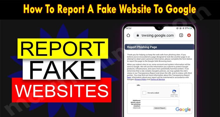 How To Report A Fake Website To Google (June)