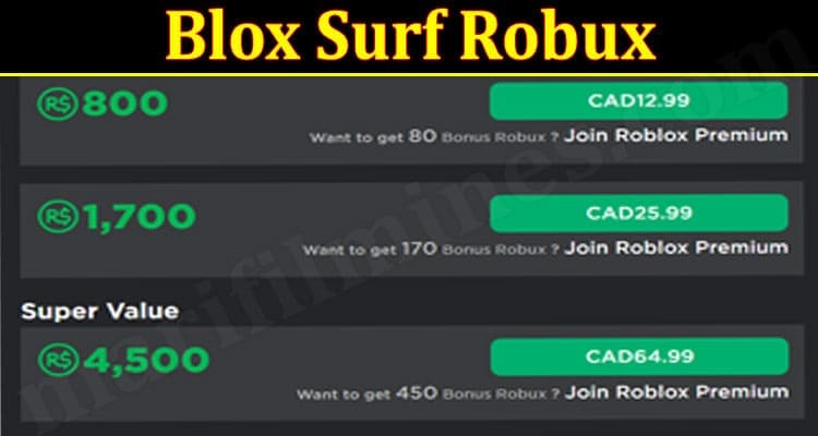 Blox.surf Robux (July 2021) Get Complete Details Here!