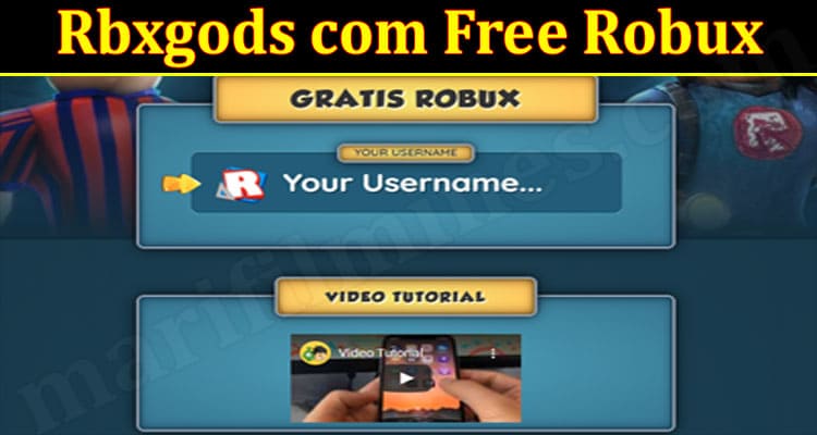 Rbxgods Com Free Robux 2021.
