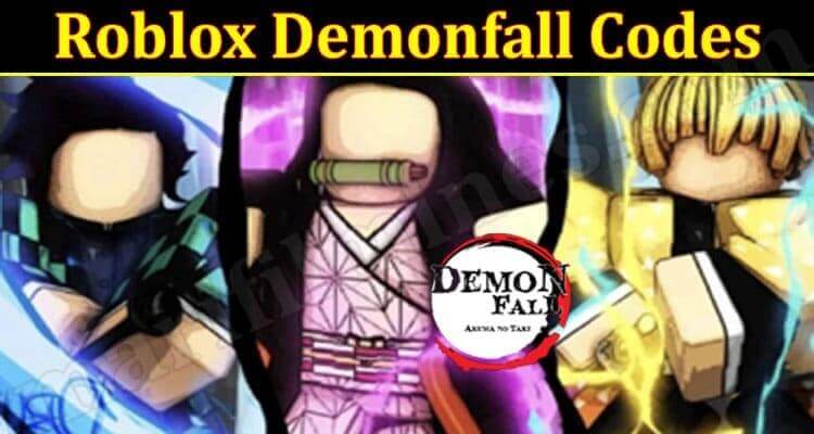 Roblox Demonfall Codes 2021.