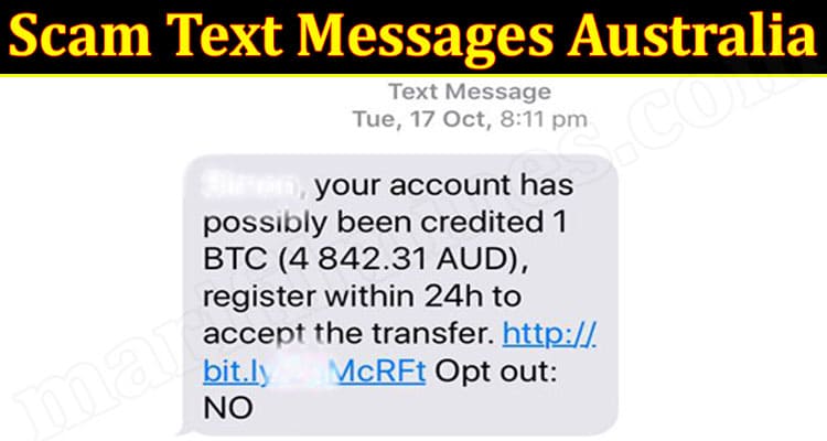 Latest News Scam Text Messages Australia