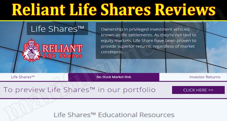 Reliant Life Shares Online Website Reviews