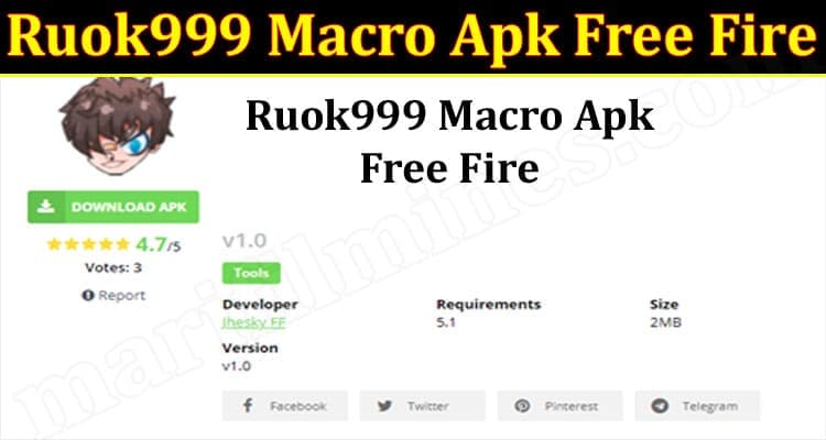 Ruok999 Macro Apk Free Fire 2021
