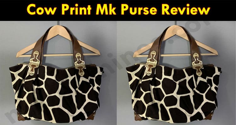 Cow Print Mk Purse Online Product Review