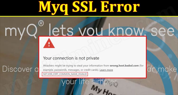 How To Solution Myq SSL Error
