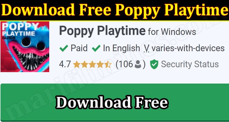 Gaming Tips Download Free Poppy Playtime