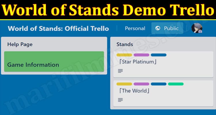 Gaming Tips World Of Stands Demo Trello