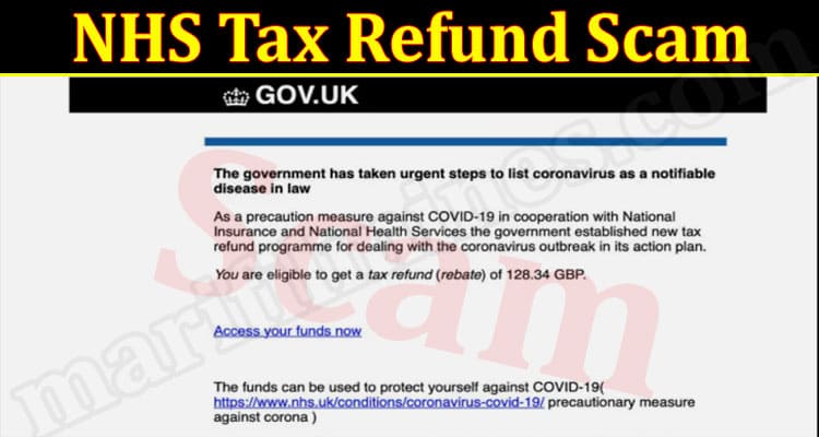 NHS Tax Refund Scam Dec 2021 What Happened Here 