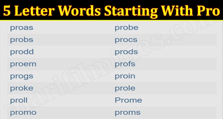 Letter words 5 Word Lists