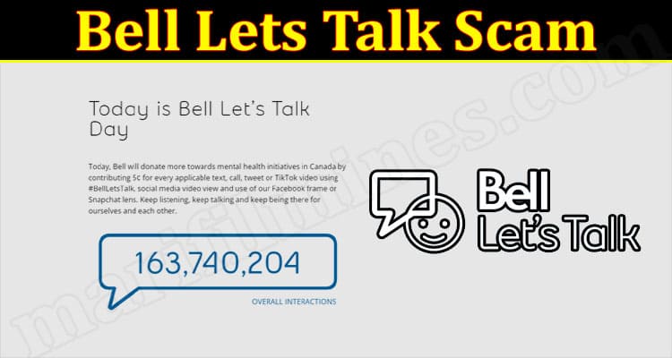Latest News Bell Lets Talk Scam