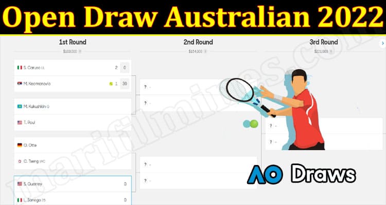 Draw australian open Australian Open: