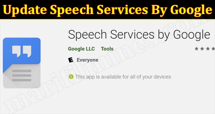Latest News Update Speech Services By Google
