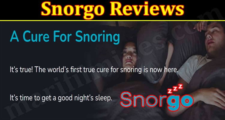 Snorgo Reviews {Jan 2022} Is This Authentic Or A Scam?