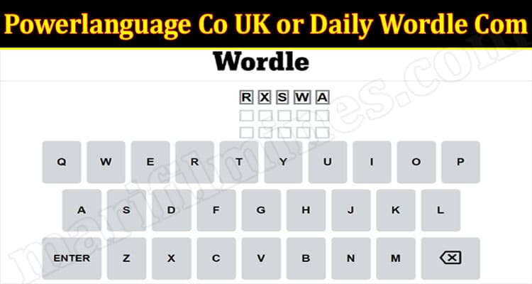 Gaming News Powerlanguage Co UK or Daily Wordle Com