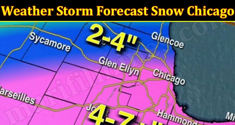 Latest News Weather Storm Forecast Snow Chicago