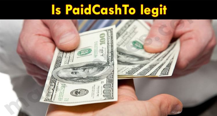 PaidCashTo Online Website Review