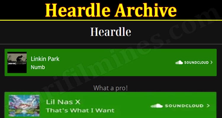 Gaming Tips Heardle Archive