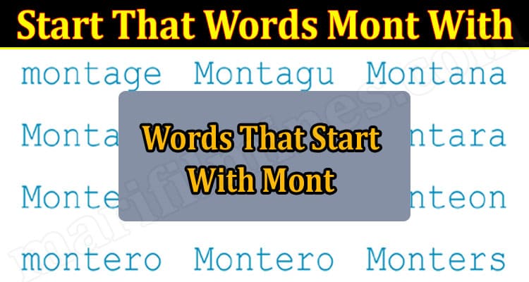 Gaming Tips Start That Words Mont With