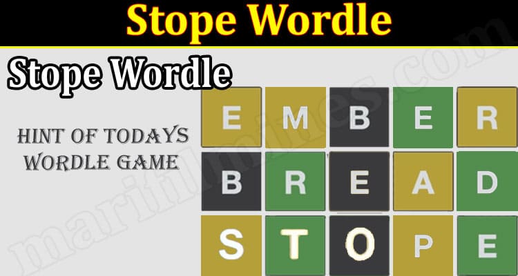 Gaming Tips Stope Wordle