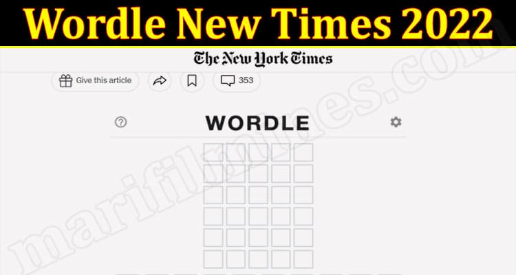 Latest News Wordle New Times