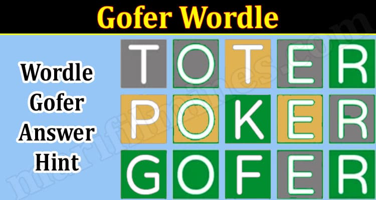 Gaming Tips Gofer Wordle