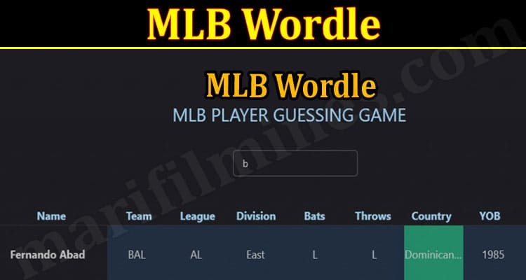 Gaming Tips MLB Wordle