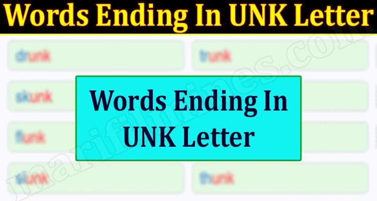 Gaming Tips Words Ending In UNK Letter