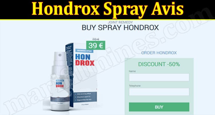 Hondrox Spray Product Avis