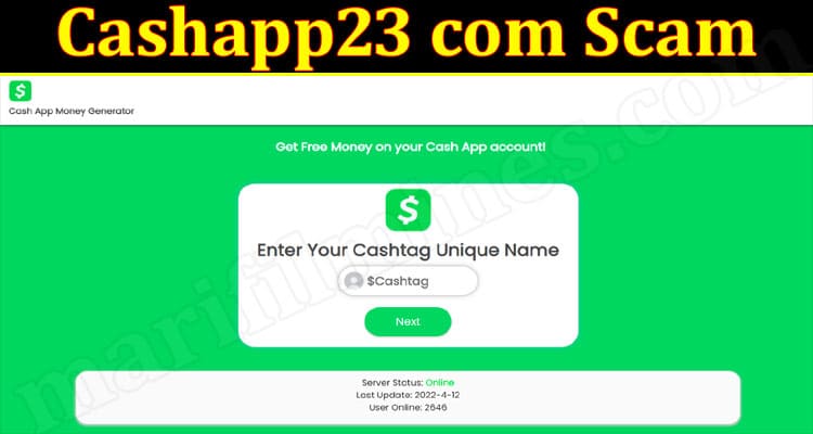 Latest News Cashapp23 com Scam