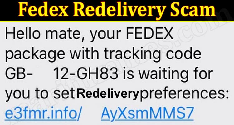 Latest News Fedex Redelivery Scam