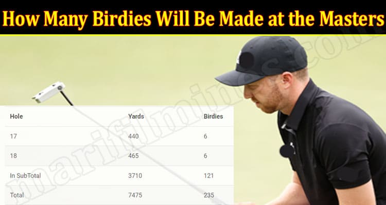 Latest News How Many Birdies Will Be Made at the Masters