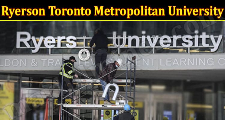Latest News Ryerson Toronto Metropolitan University