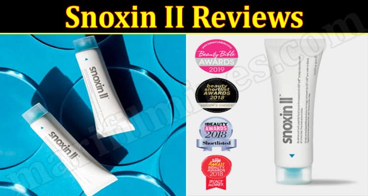 Snoxin II Reviews {April 2022} Read Carefully & Check!
