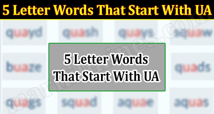5 Letter Words With Ua