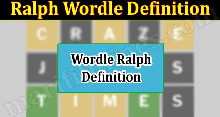 Gaming Tips Ralph Wordle Definition