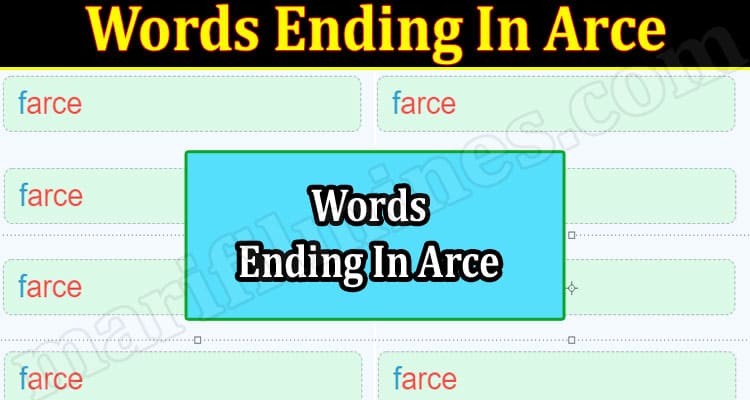 Gaming Tips Words Ending In Arce