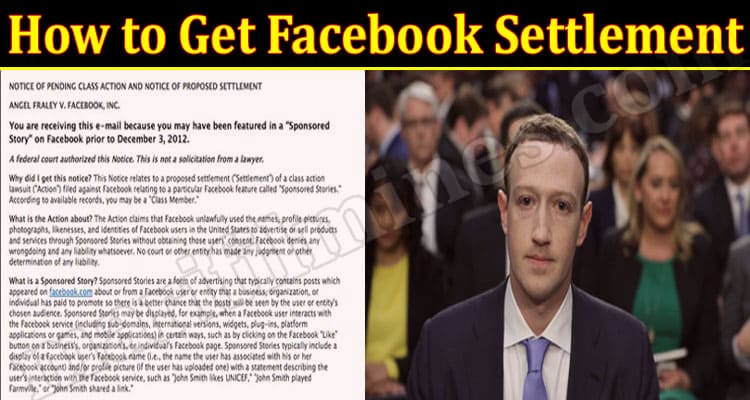 Latest News How to Get Facebook Settlement