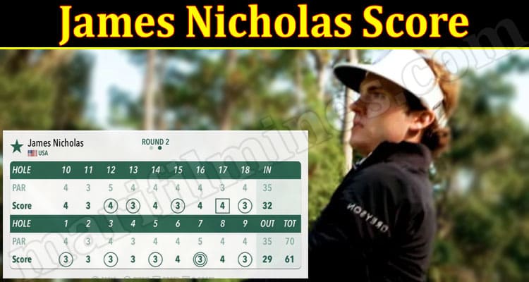 Latest News James Nicholas Score