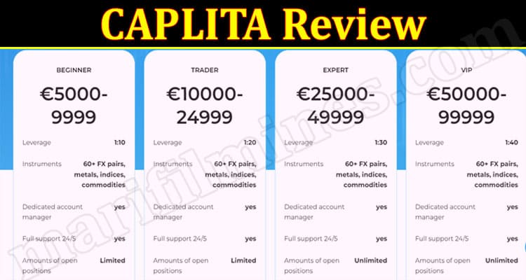 CAPLITA Online Website Review