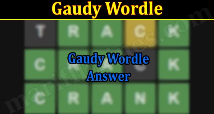 Gaming Tips Gaudy Wordle