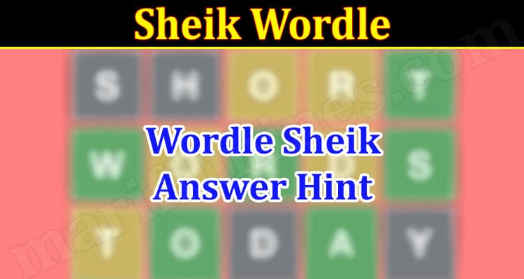 Gaming Tips Sheik Wordle