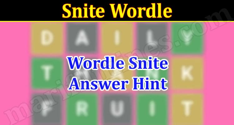 Gaming Tips Snite Wordle