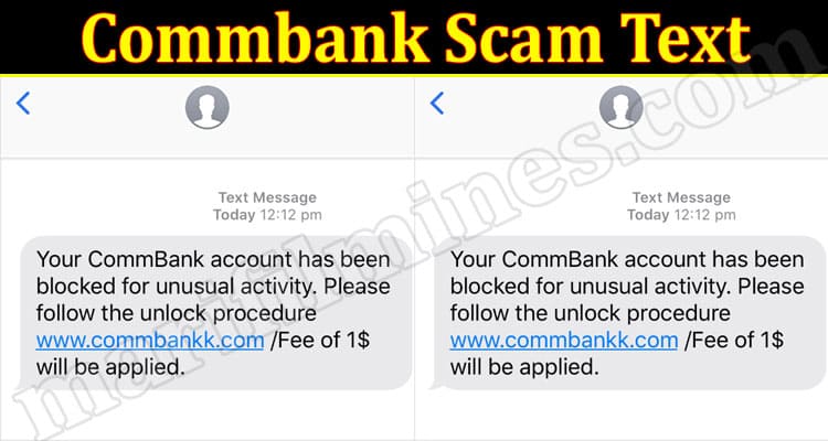 Latest News Commbank Scam Text
