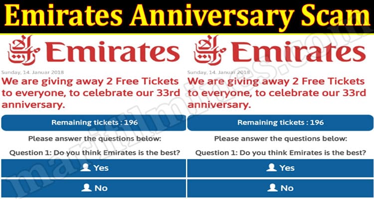 Latest News Emirates Anniversary Scam