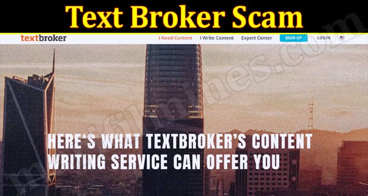 Latest News Text Broker Scam