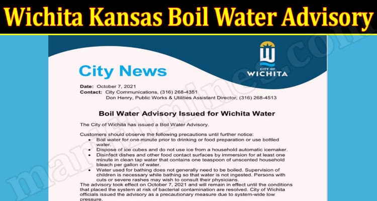 Latest News Wichita Kansas Boil Water Advisory