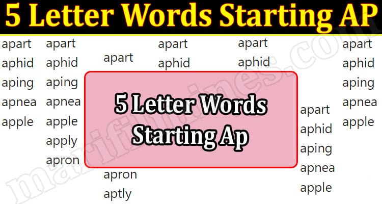 5 Letter Words Starting With Ap