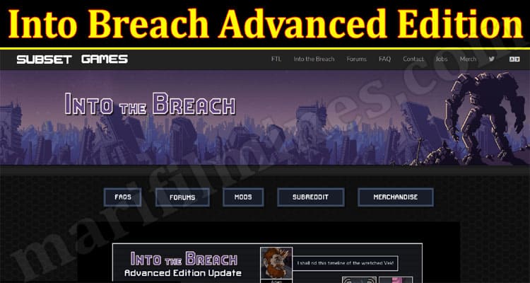 Gaming Tips Into Breach Advanced Edition